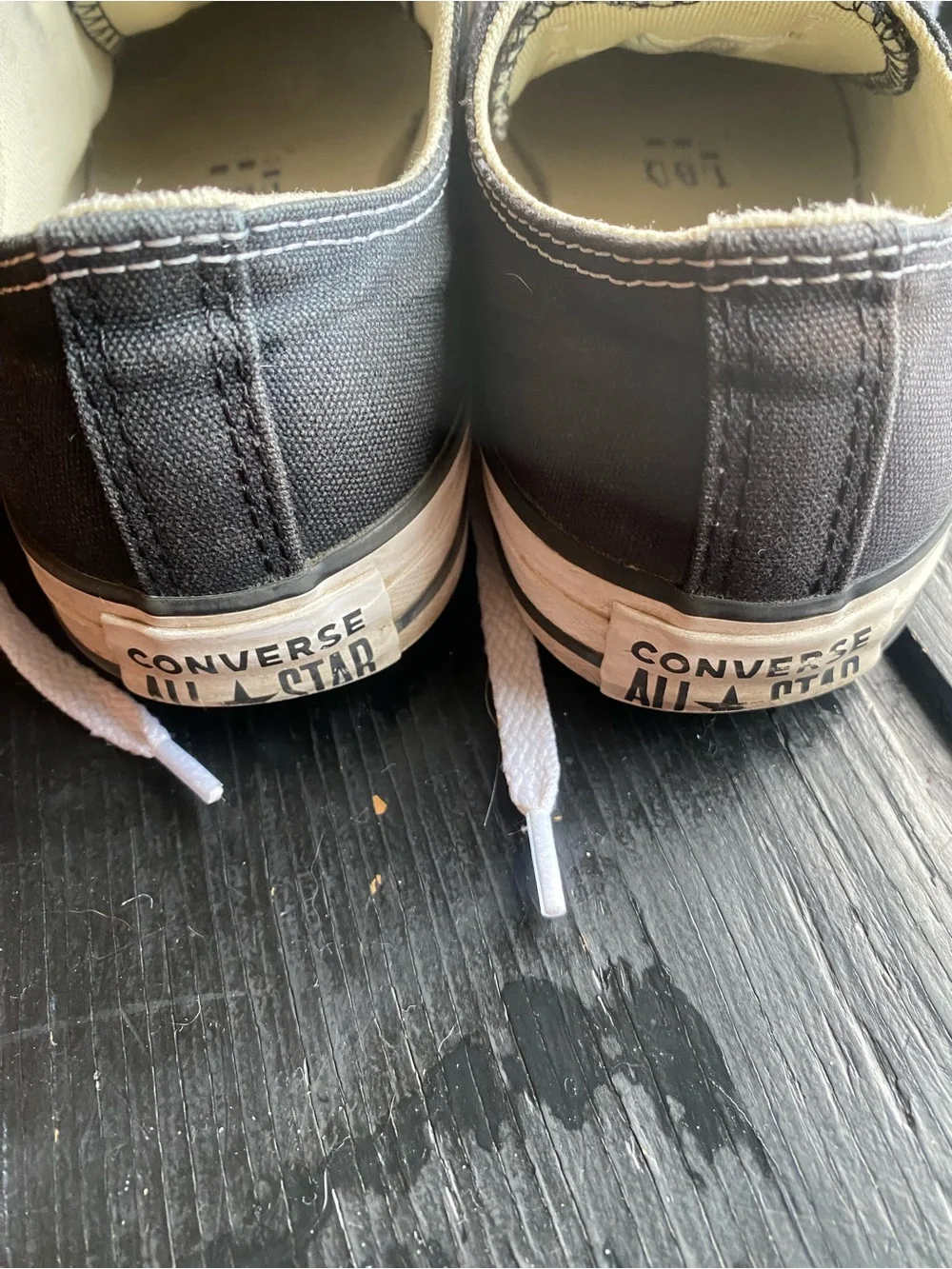 Converse womans Black & White Low Top Sneakers